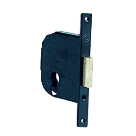 Coffre à larder JPM pm pêne dormant axe 50 mm nickelé bout carré - 235000-09-0B