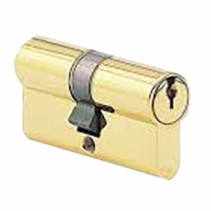 Cylindre européen 5 goupilles CISA laiton poli - 83...