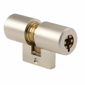 Cylindre monobloc Pollux en laiton finition nickelé - 952-…