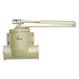 Ferme-porte CLASSIQUE Groom bras réglable champagne - 70...112