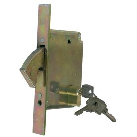 Serrure à crochet rentrant Torbel axe 60 mm avec cylindre - A27071