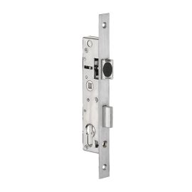 Serrure monopoint à larder Série 2460 Stremler avec coffre étroit acier