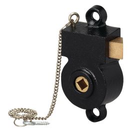 Serrure monopoint en applique GOLLOT Metalux bec de canne finition noir