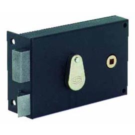 Serrure monopoint en applique JPM 4G horizontale à fouillot C40 gauche - 114000-01-2A