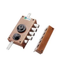 Serrure multipoints en applique Mottura Série 436 coloris marron A2P*