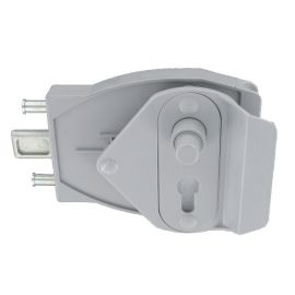 Serrure Tirard EE à bouton poussoir gris - EE571301