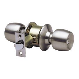 Serrure tubulaire Vachette cylindre V5 bouton extérieur fixe inox - V5804-X