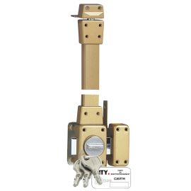 Verrou 2 points en applique Iseo cylindre de 45 mm