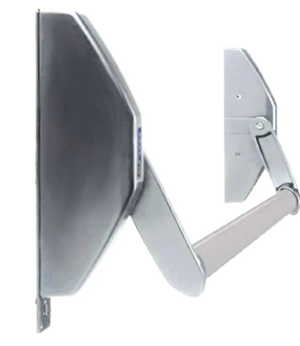 Antipanique à serrure mortaiser carré de 8 mm argent TESA 1970908PP