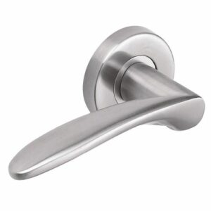 Béquille double inox sur rosace LAGON