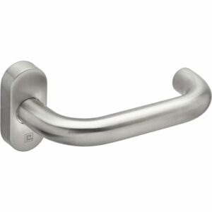 Béquille double sur rosace étroite inox 1294 HERACLES - JADE