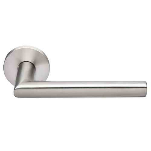 Béquille double sur rosace inox Slim ovale SL00 HERACLES - JADE