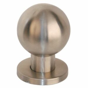 Bouton de porte Cadap rond fixe en inox