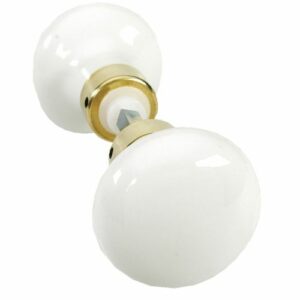 Bouton double Merigous porcelaine rond 56