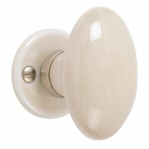 Bouton simple Merigous Oval Décor porcelaine - V3141114