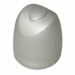 Butée de sol DUNE 3845 Vachette finition argent velours - 059160