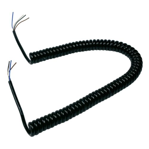 Cordon spirale Afca extensible longueur 3 m section 4 x 0,75 mm² - FYC34075