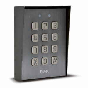 Digicode filaire Extel KLAVY 3 avec clavier rétro-éclairé pour serrure électrique - 109115