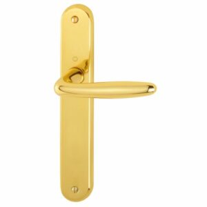 Ensemble sur plaques Hoppe Roissy laiton - 23673