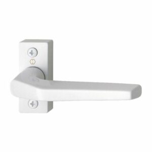 Ensemble sur rosaces FRANKFURT Hoppe aluminium pour menuiserie métallique