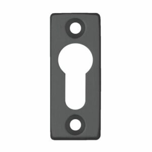 Entrée 4012 Dom rectangle creuse noire – N040120004