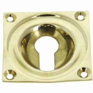 Entrée cuvette Devismes laiton poli clé I - 30360ILP