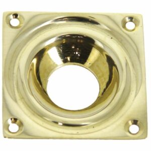 Entrée cuvette Devismes trou laiton poli