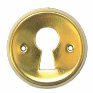 Entrée de clé Select Hardware laiton ronde - 12193
