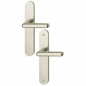 Garniture CORTINA Hoppe sur plaque laiton bec de cane – 659852