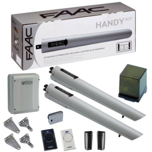 Kit HANDY FAAC intégral pour portail battant 24 V - 105998144