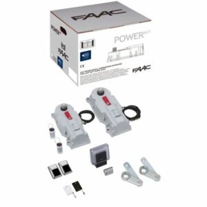 Kit motorisation Faac POWER pour portail battant - 106745
