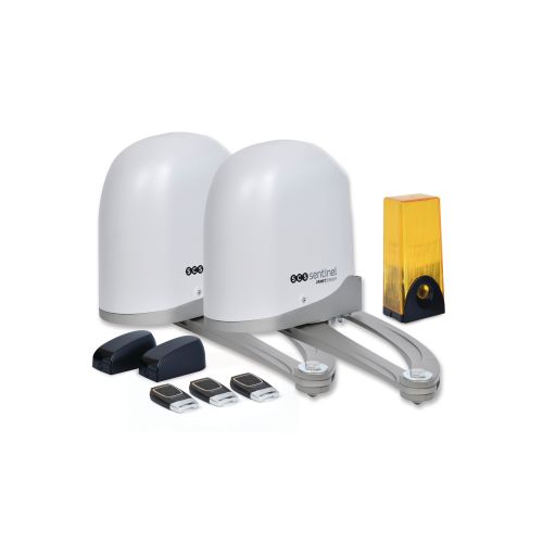Motorisation à bras articulés SCS Sentinel 24 V pour portail battant 6m/550kg avec accessoires - MBA0095