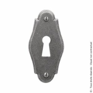Rosace Bouvet n°1305 clé L fer patiné cémenté longueur 35 mm hauteur 70 mm – 29151