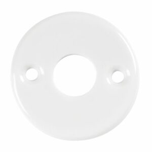 Rosace de fonction Merigous en porcelaine blanc