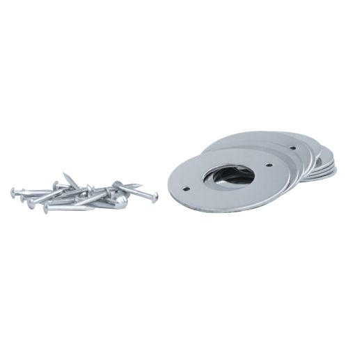 Rosace de gaine diamètre 36 mm en sachet de 10 inox brossé HERACLES